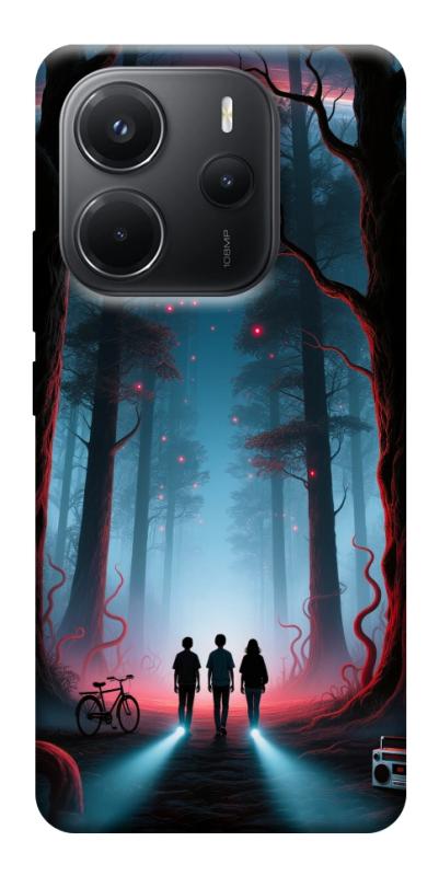 Чехол itsPrint Kids in the forest для Xiaomi Redmi Note 14 4G (Europe version), хоррор, купить оптом с доставкой