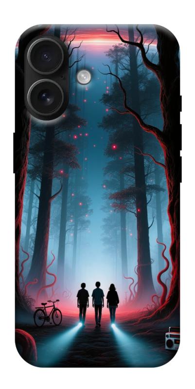 Чехол itsPrint Kids in the forest для Apple iPhone 17 (6.3"), хоррор, купить оптом с доставкой