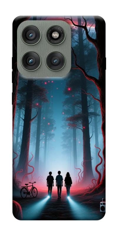 Чехол itsPrint Kids in the forest для Motorola Edge 60 Pro, хоррор, купить оптом с доставкой