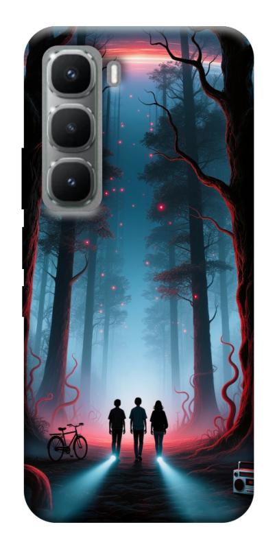 Чехол itsPrint Kids in the forest для Infinix Hot 60 Pro, хоррор, купить оптом с доставкой