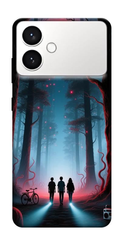 Чехол itsPrint Kids in the forest для Samsung Galaxy S26+, хоррор, купить оптом с доставкой