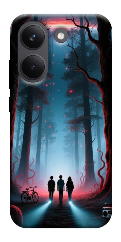 Чехол itsPrint Kids in the forest для Xiaomi Poco X8 Pro, хоррор, купить оптом с доставкой
