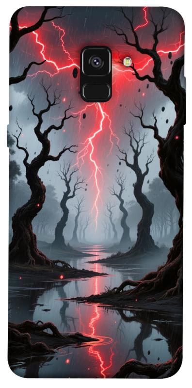 Чехол itsPrint Strange thunder для Samsung A530 Galaxy A8 (2018), хоррор, купить оптом с доставкой