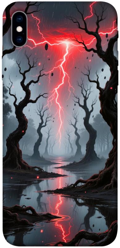 Чехол itsPrint Strange thunder для Apple iPhone XS Max (6.5"), хоррор, купить оптом с доставкой