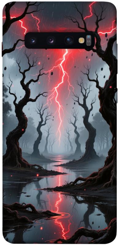 Чехол itsPrint Strange thunder для Samsung Galaxy S10+, хоррор, купить оптом с доставкой