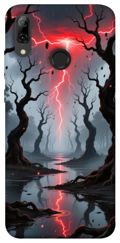 Чехол itsPrint Strange thunder для Huawei P Smart (2019), хоррор, купить оптом с доставкой