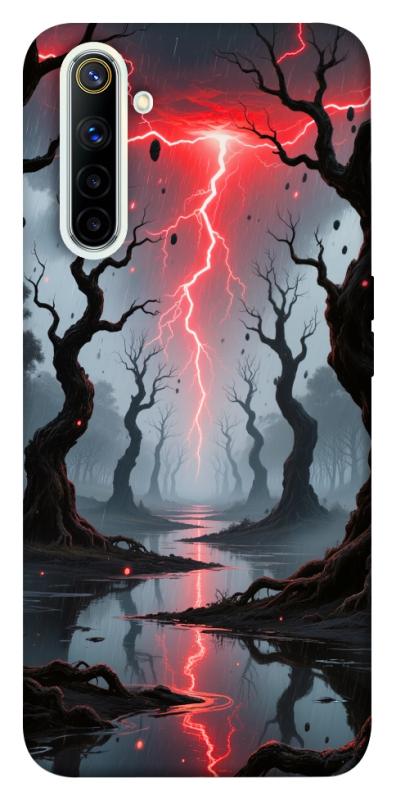 Чехол itsPrint Strange thunder для Realme 6, хоррор, купить оптом с доставкой