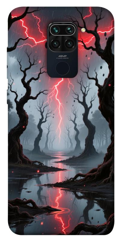 Чехол itsPrint Strange thunder для Xiaomi Redmi Note 9 / Redmi 10X, хоррор, купить оптом с доставкой