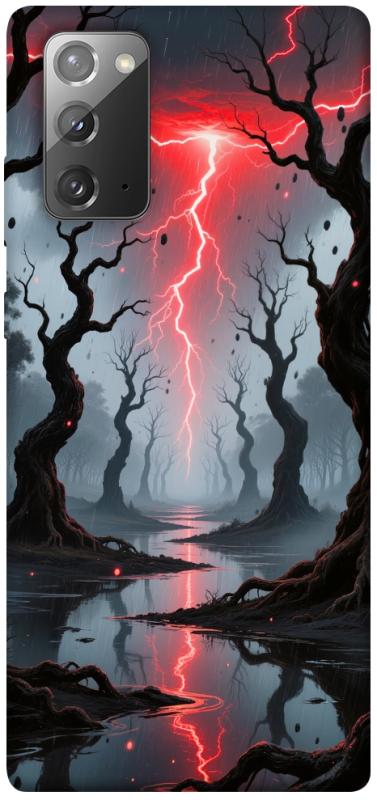 Чехол itsPrint Strange thunder для Samsung Galaxy Note 20, хоррор, купить оптом с доставкой