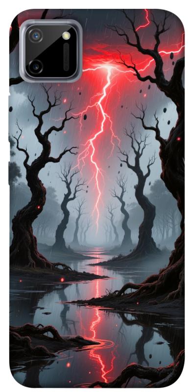 Чехол itsPrint Strange thunder для Realme C11, хоррор, купить оптом с доставкой