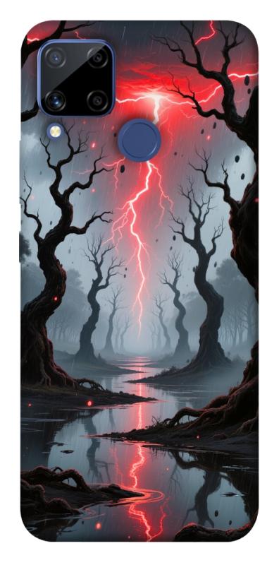 Чехол itsPrint Strange thunder для Realme C15, хоррор, купить оптом с доставкой