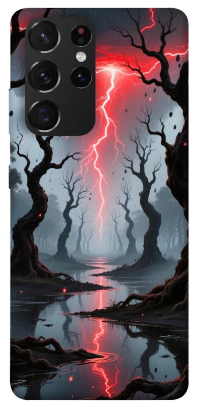 Чехол itsPrint Strange thunder для Samsung Galaxy S21 Ultra, хоррор, купить оптом с доставкой