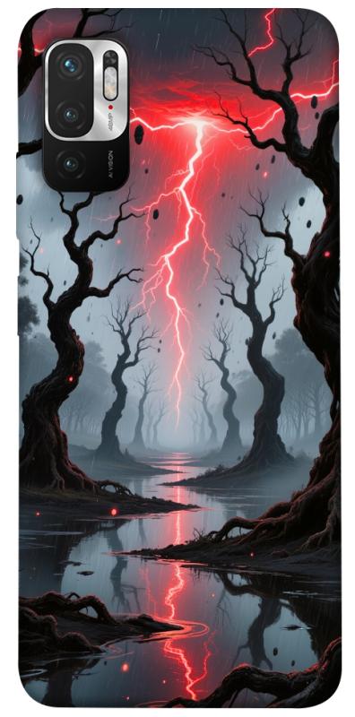 Чехол itsPrint Strange thunder для Xiaomi Redmi Note 10 5G, хоррор, купить оптом с доставкой