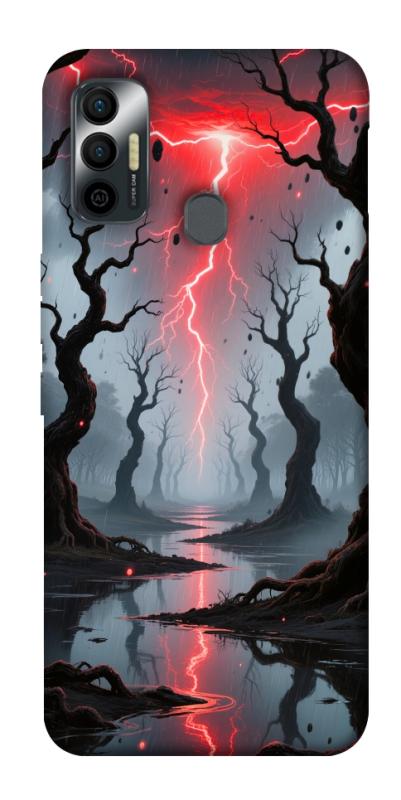 Чехол itsPrint Strange thunder для TECNO Spark 7, хоррор, купить оптом с доставкой