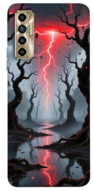 Чехол itsPrint Strange thunder для TECNO Camon 17P, хоррор, купить оптом с доставкой