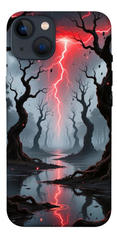Чехол itsPrint Strange thunder для Apple iPhone 13 (6.1"), хоррор, купить оптом с доставкой