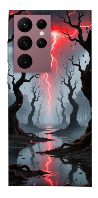 Чехол itsPrint Strange thunder для Samsung Galaxy S22 Ultra, хоррор, купить оптом с доставкой