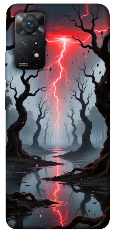 Чехол itsPrint Strange thunder для Xiaomi Redmi Note 11 Pro 4G/5G, хоррор, купить оптом с доставкой
