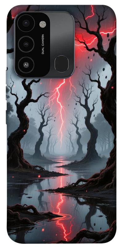 Чехол itsPrint Strange thunder для TECNO Spark 8C, хоррор, купить оптом с доставкой