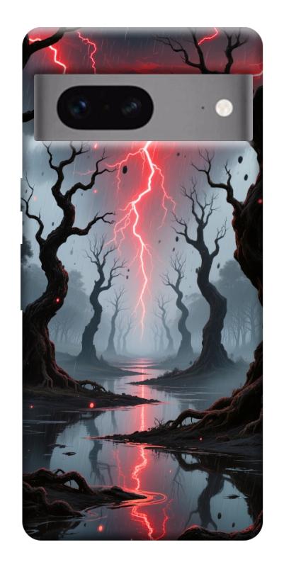 Чехол itsPrint Strange thunder для Google Pixel 7, хоррор, купить оптом с доставкой