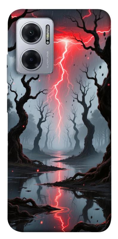 Чехол itsPrint Strange thunder для Xiaomi Redmi Note 11E, хоррор, купить оптом с доставкой
