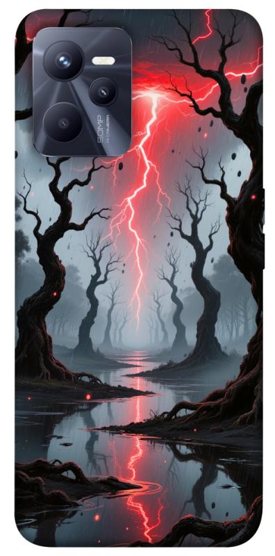 Чехол itsPrint Strange thunder для Realme C35, хоррор, купить оптом с доставкой