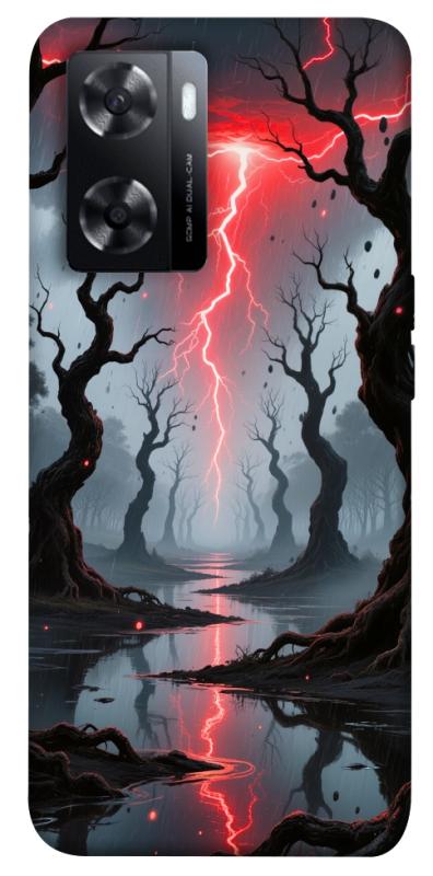 Чехол itsPrint Strange thunder для Oppo A57s, хоррор, купить оптом с доставкой