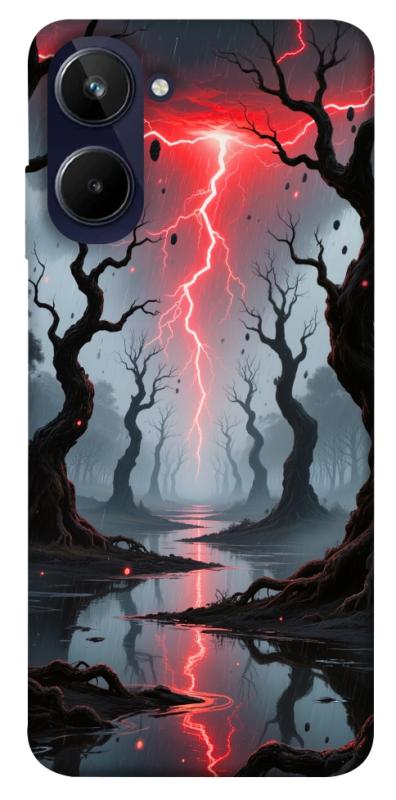 Чехол itsPrint Strange thunder для Realme 10 4G, хоррор, купить оптом с доставкой