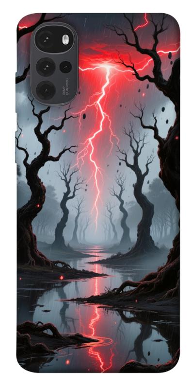 Чехол itsPrint Strange thunder для Motorola Moto G22, хоррор, купить оптом с доставкой