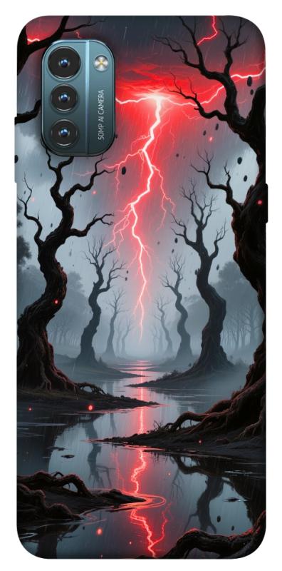 Чехол itsPrint Strange thunder для Nokia G21, хоррор, купить оптом с доставкой