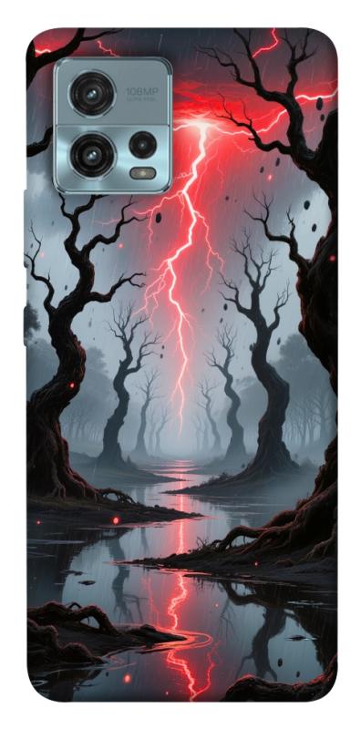 Чехол itsPrint Strange thunder для Motorola Moto G72, хоррор, купить оптом с доставкой