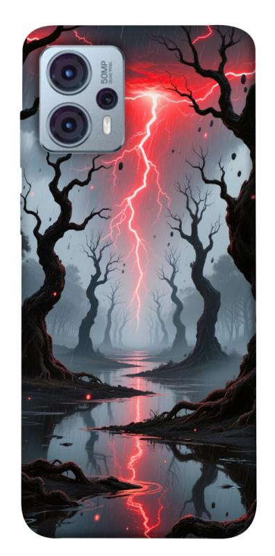 Чохол itsPrint Strange thunder для Motorola Moto G23, хоррор, купити оптом з доставкою