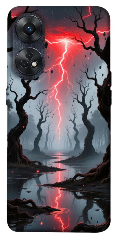 Чехол itsPrint Strange thunder для Oppo Reno 8 T 4G, хоррор, купить оптом с доставкой