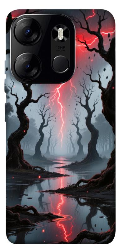 Чехол itsPrint Strange thunder для Tecno Spark Go 2023, хоррор, купить оптом с доставкой