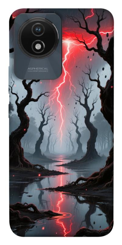 Чехол itsPrint Strange thunder для Vivo Y02, хоррор, купить оптом с доставкой