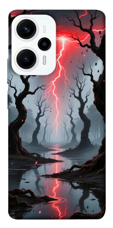 Чехол itsPrint Strange thunder для Xiaomi Poco F5 / Note 12 Turbo, хоррор, купить оптом с доставкой