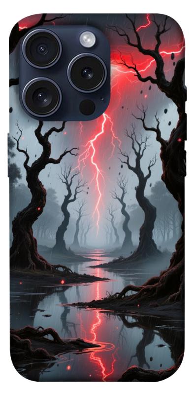 Чехол itsPrint Strange thunder для Apple iPhone 15 Pro (6.1"), хоррор, купить оптом с доставкой
