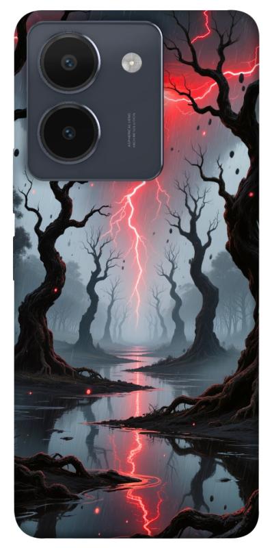 Чехол itsPrint Strange thunder для Vivo Y36, хоррор, купить оптом с доставкой