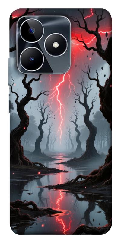 Чехол itsPrint Strange thunder для Realme C53, хоррор, купить оптом с доставкой
