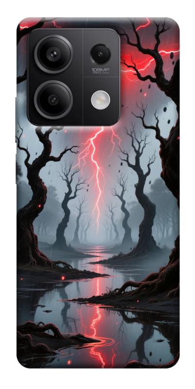 Чехол itsPrint Strange thunder для Xiaomi Redmi Note 13 5G, хоррор, купить оптом с доставкой