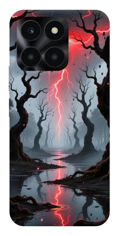 Чехол itsPrint Strange thunder для Huawei Honor X6a, хоррор, купить оптом с доставкой