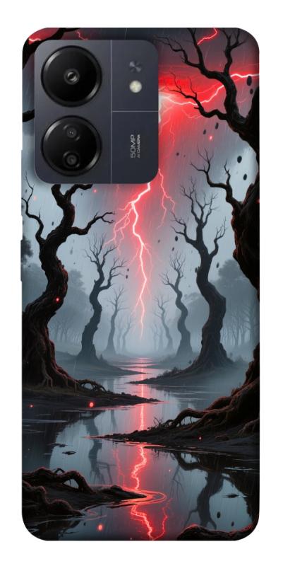 Чехол itsPrint Strange thunder для Xiaomi Redmi 13C, хоррор, купить оптом с доставкой