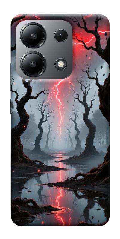 Чехол itsPrint Strange thunder для Xiaomi Redmi Note 13 4G, хоррор, купить оптом с доставкой