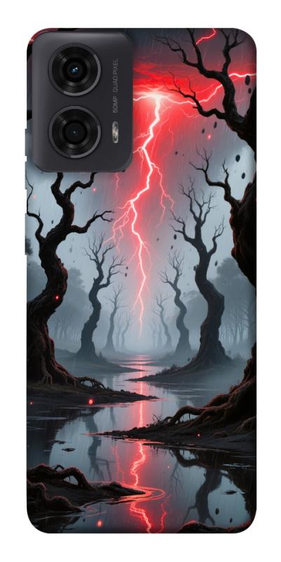 Чохол itsPrint Strange thunder для Motorola Moto G24, хоррор, купити оптом з доставкою