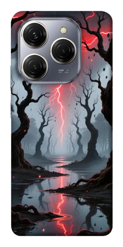 Чехол itsPrint Strange thunder для TECNO Spark 20 Pro, хоррор, купить оптом с доставкой