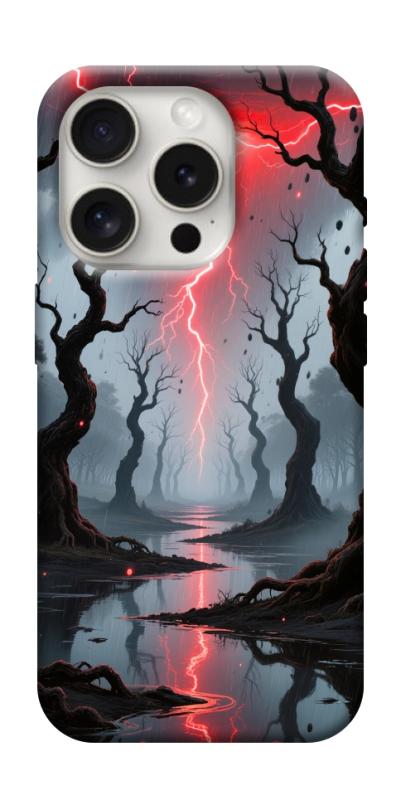 Чехол itsPrint Strange thunder для Apple iPhone 16 Pro (6.3"), хоррор, купить оптом с доставкой