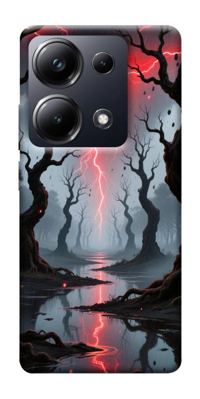 Чехол itsPrint Strange thunder для Xiaomi Redmi 13 4G / Poco M6 4G, хоррор, купить оптом с доставкой