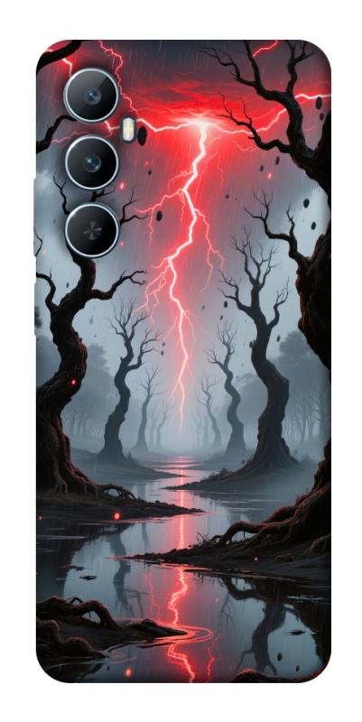 Чехол itsPrint Strange thunder для Realme C65 4G, хоррор, купить оптом с доставкой