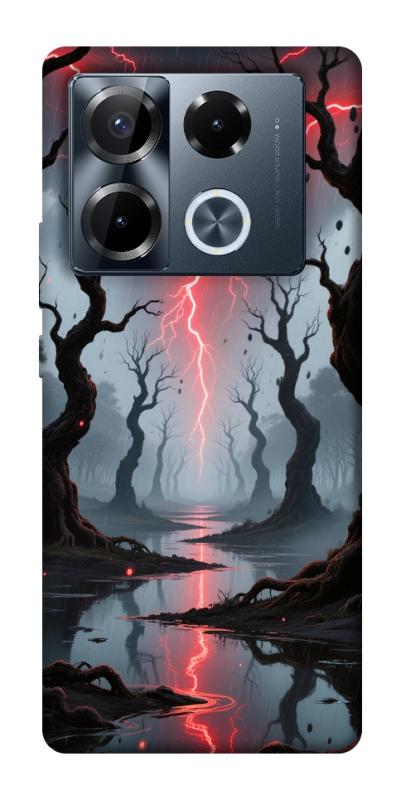 Чехол itsPrint Strange thunder для Infinix Note 40 Pro 4G, хоррор, купить оптом с доставкой