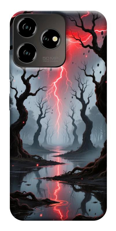 Чехол itsPrint Strange thunder для ZTE Blade V50 Desing 4G, хоррор, купить оптом с доставкой